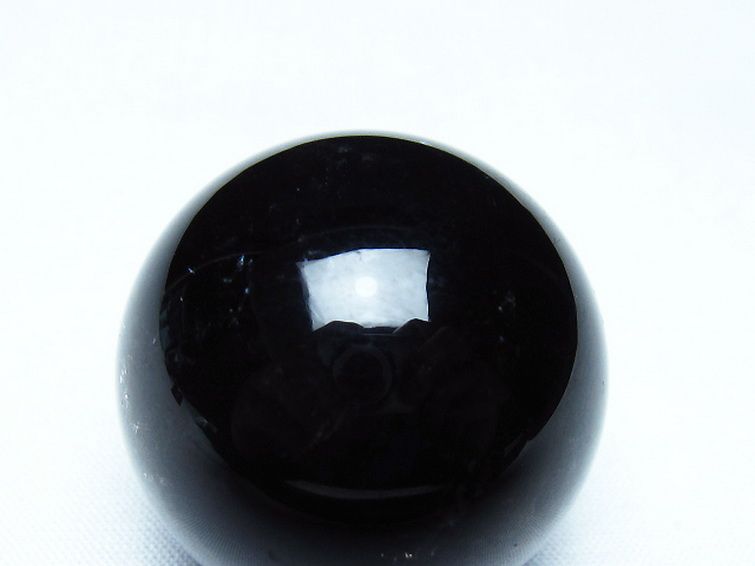 モリオン 純天然 黒水晶 丸玉 36mm [t220-10256] 2枚目