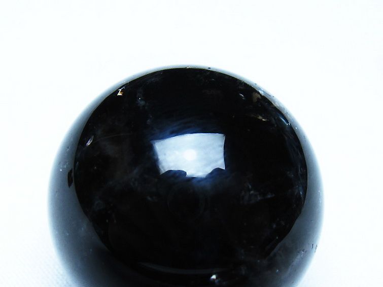 モリオン 純天然 黒水晶 丸玉 35mm [t220-10342] 2枚目