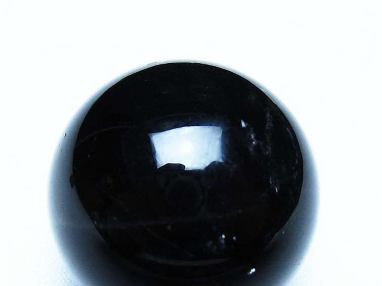 モリオン 純天然 黒水晶 丸玉 35mm [t220-10359] 2枚目
