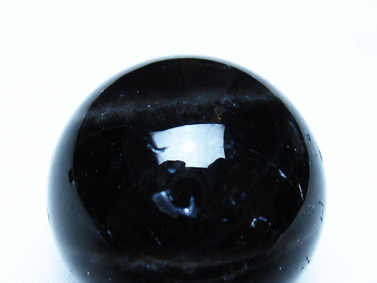 モリオン 純天然 黒水晶 丸玉 34mm [t220-10364] 2枚目