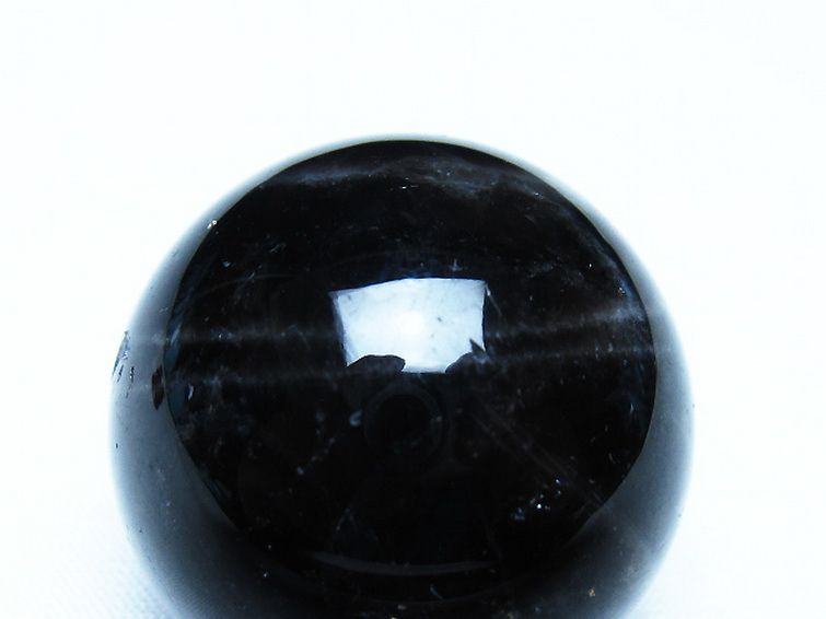 モリオン 純天然 黒水晶 丸玉 34mm [t220-10380] 2枚目