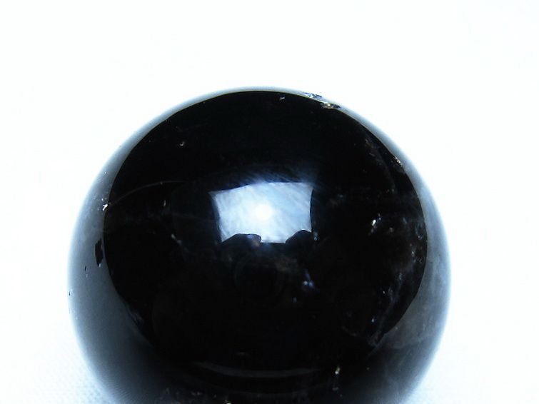 モリオン 純天然 黒水晶 丸玉 35mm [t220-10416] 2枚目