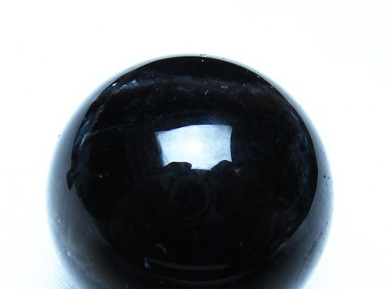 モリオン 純天然 黒水晶 丸玉 35mm [t220-10422] 2枚目