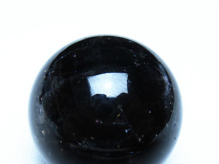 モリオン 純天然 黒水晶 丸玉 35mm [t220-10426] 2枚目