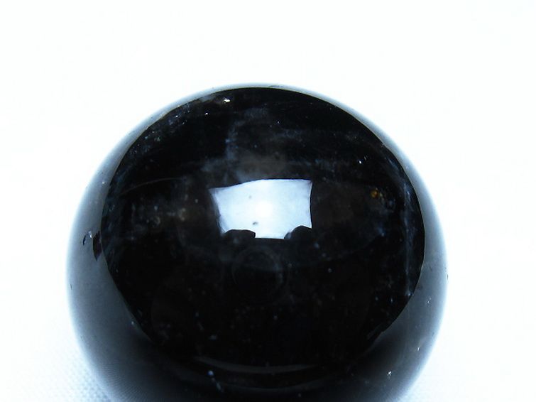 モリオン 純天然 黒水晶 丸玉 35mm [t220-10428] 2枚目