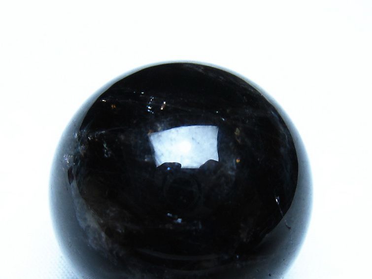 モリオン 純天然 黒水晶 丸玉 35mm [t220-10432] 2枚目