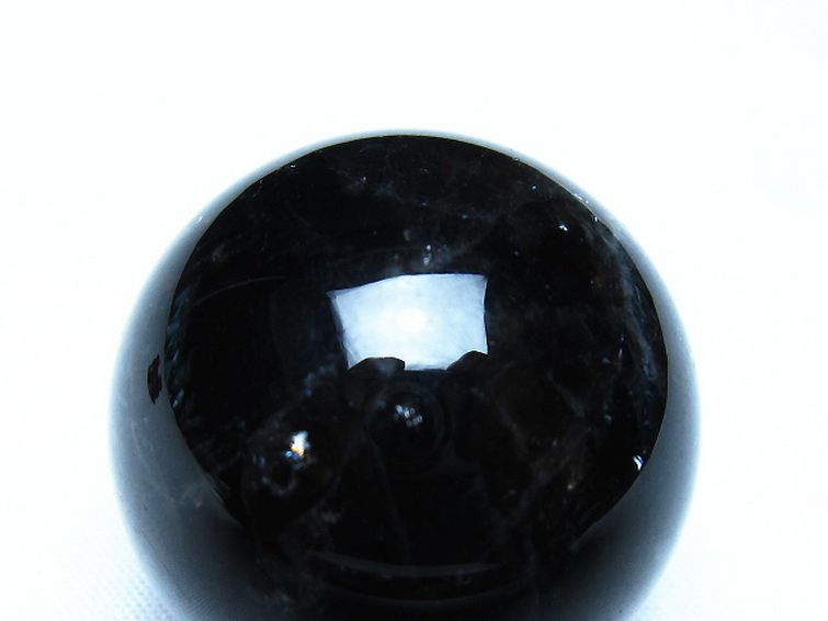 モリオン 純天然 黒水晶 丸玉 35mm [t220-10436] 2枚目