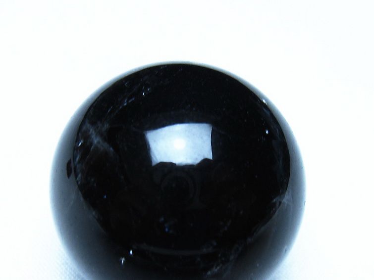 モリオン 純天然 黒水晶 丸玉 36mm [t220-10441] 2枚目