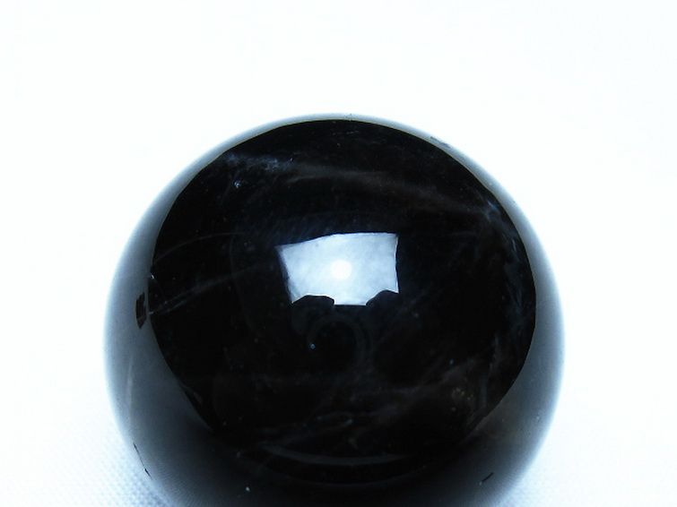モリオン 純天然 黒水晶 丸玉 36mm [t220-10448] 2枚目