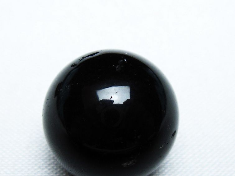 モリオン 純天然 黒水晶 丸玉 17mm [T220-8684] 2枚目