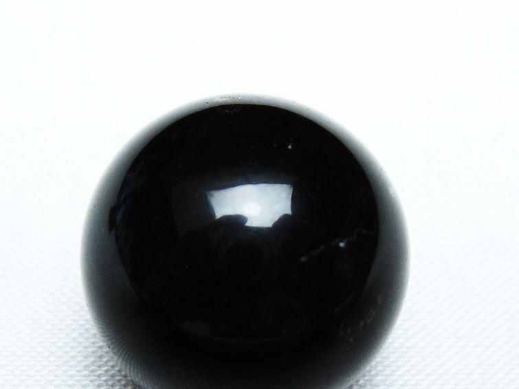 モリオン 純天然 黒水晶 丸玉 20mm [T220-8762] 2枚目