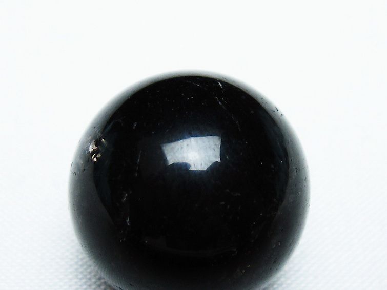 モリオン 純天然 黒水晶 丸玉 21mm [T220-8788] 2枚目