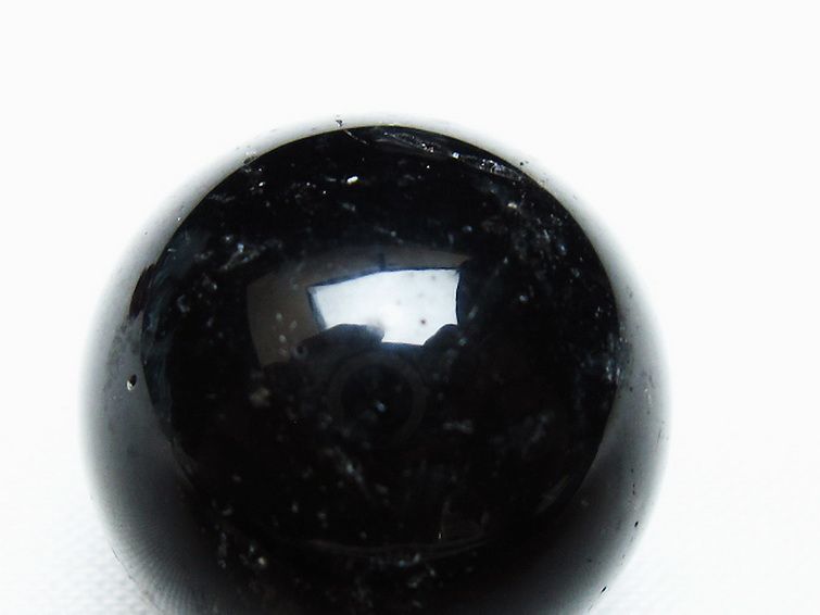 モリオン 純天然 黒水晶 丸玉 21mm [T220-8851] 2枚目