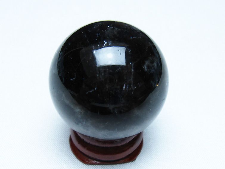 モリオン 純天然 黒水晶 丸玉 35mm [t220-9807] 3枚目