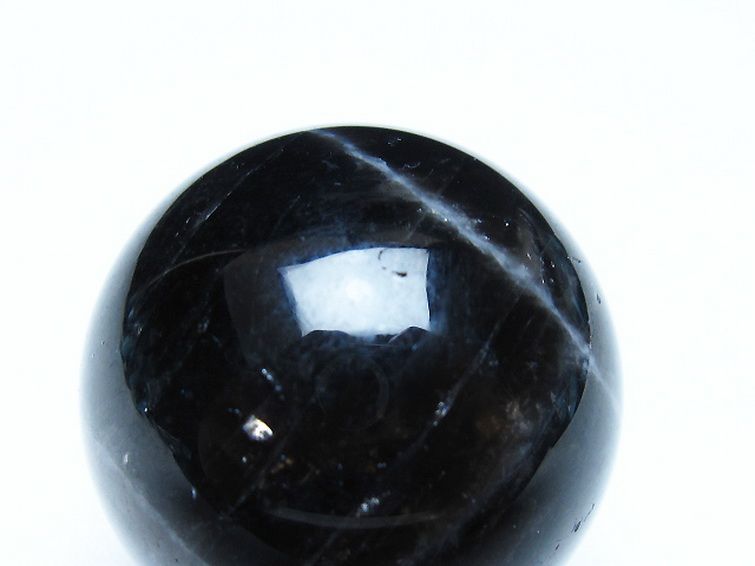 モリオン 純天然 黒水晶 丸玉 35mm [t220-9816] 2枚目