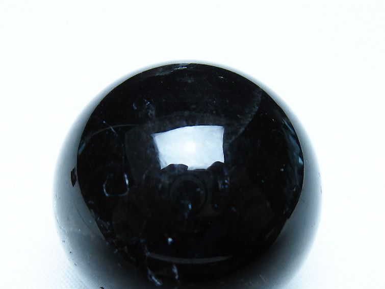 モリオン 純天然 黒水晶 丸玉 35mm [t220-9943] 2枚目