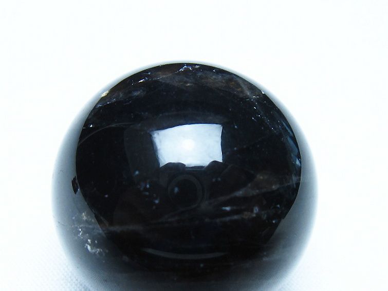 モリオン 純天然 黒水晶 丸玉 35mm [t220-9947] 2枚目