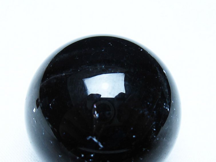 モリオン 純天然 黒水晶 丸玉 35mm [t220-9951] 2枚目