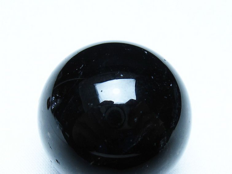 モリオン 純天然 黒水晶 丸玉 35mm [t220-9958] 2枚目