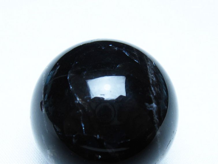 モリオン 純天然 黒水晶 丸玉 36mm [t220-9977] 2枚目