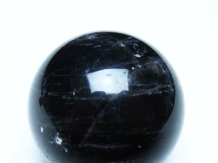 モリオン 純天然 黒水晶 丸玉 37mm [t220-9988] 2枚目