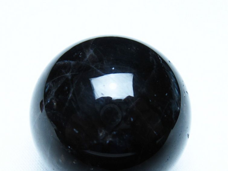 モリオン 純天然 黒水晶 丸玉 36mm [t220-9992] 2枚目