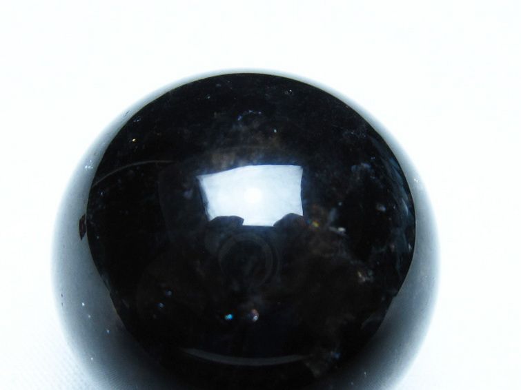 モリオン 純天然 黒水晶 丸玉 36mm [t220-9994] 2枚目