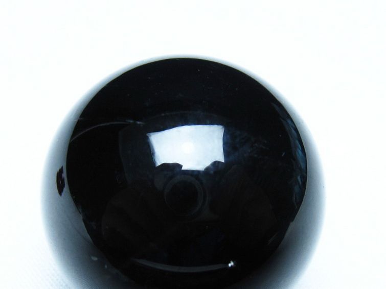 モリオン 純天然 黒水晶 丸玉 36mm [t220-9996] 2枚目