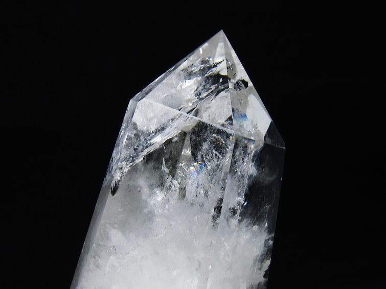 虹入り ヒマラヤ水晶 六角柱[T222-2503] 3枚目