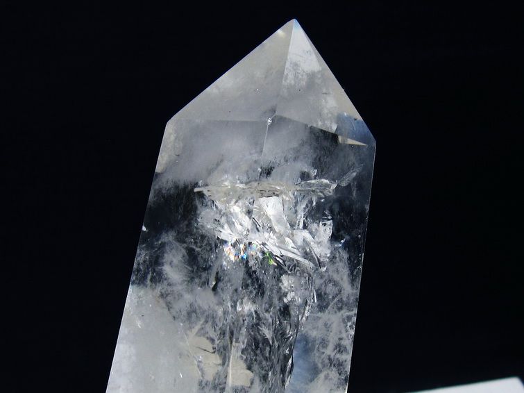 虹入り ヒマラヤ水晶 六角柱[T222-2506] 2枚目