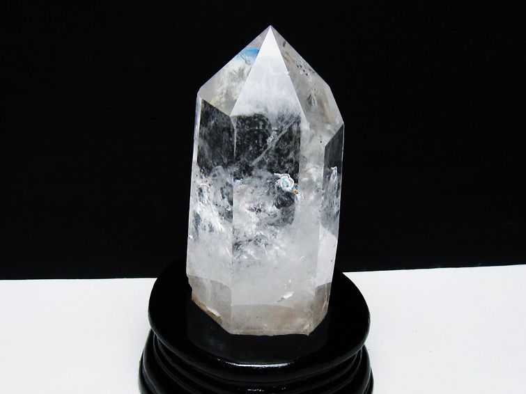 虹入り ヒマラヤ水晶 六角柱[T222-2515] 1枚目