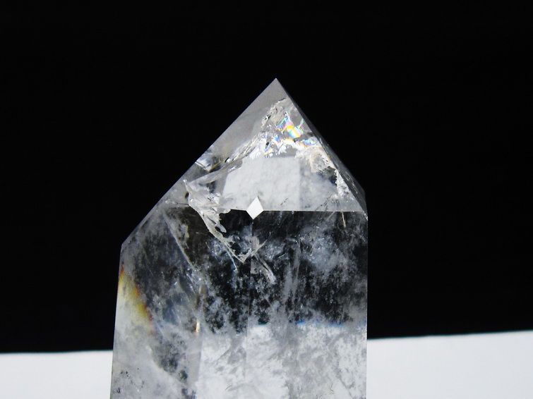 虹入り ヒマラヤ水晶 六角柱[T222-2515] 3枚目