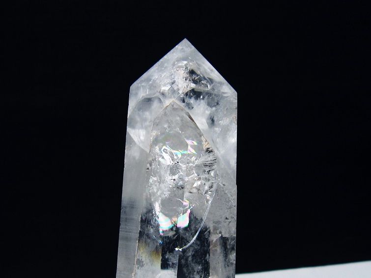 虹入り ヒマラヤ水晶 六角柱[T222-2516] 3枚目