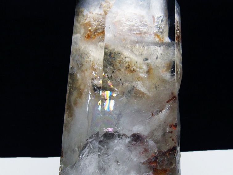 虹入り ヒマラヤ水晶 六角柱 [t222-2519] 3枚目