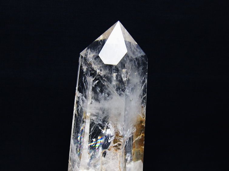 1.1Kg 虹入り ヒマラヤ水晶 六角柱[T222-2521] 2枚目