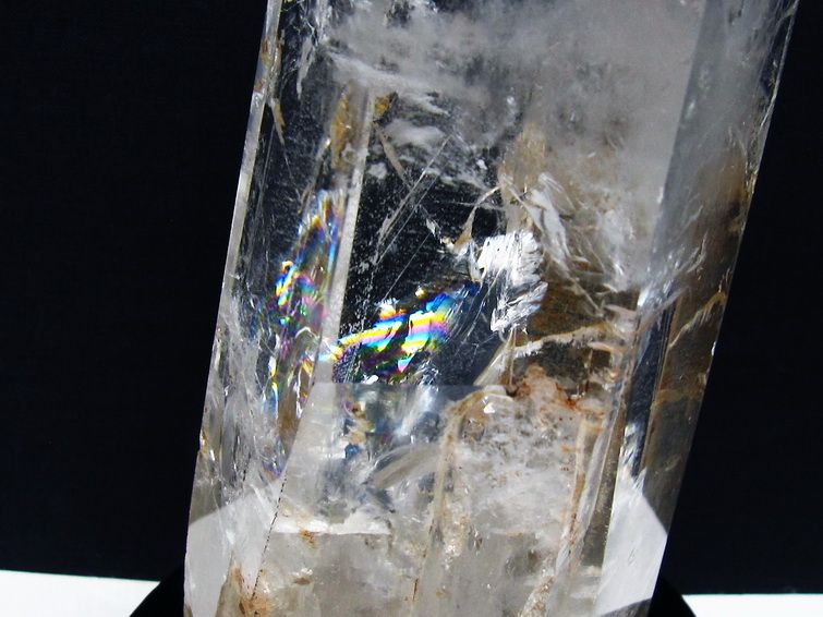 1.1Kg 虹入り ヒマラヤ水晶 六角柱[T222-2521] 3枚目