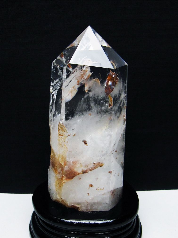 虹入り ヒマラヤ水晶 六角柱[T222-2525] 1枚目