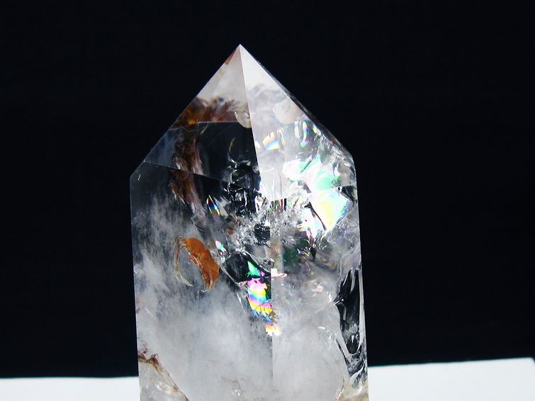 虹入り ヒマラヤ水晶 六角柱[T222-2525] 3枚目