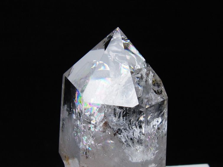 虹入り ヒマラヤ水晶 六角柱[T222-2526] 3枚目