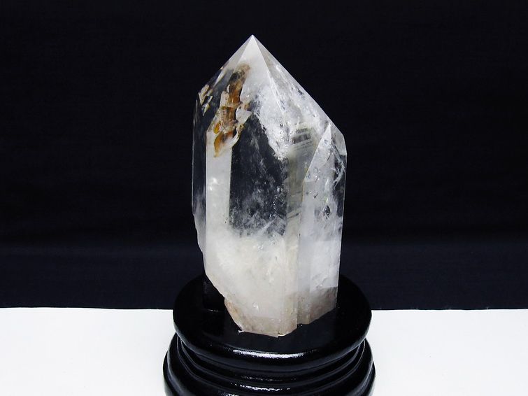 虹入り ヒマラヤ水晶 六角柱[T222-2535] 1枚目