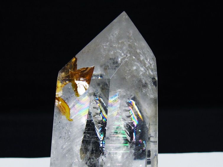 虹入り ヒマラヤ水晶 六角柱[T222-2535] 3枚目