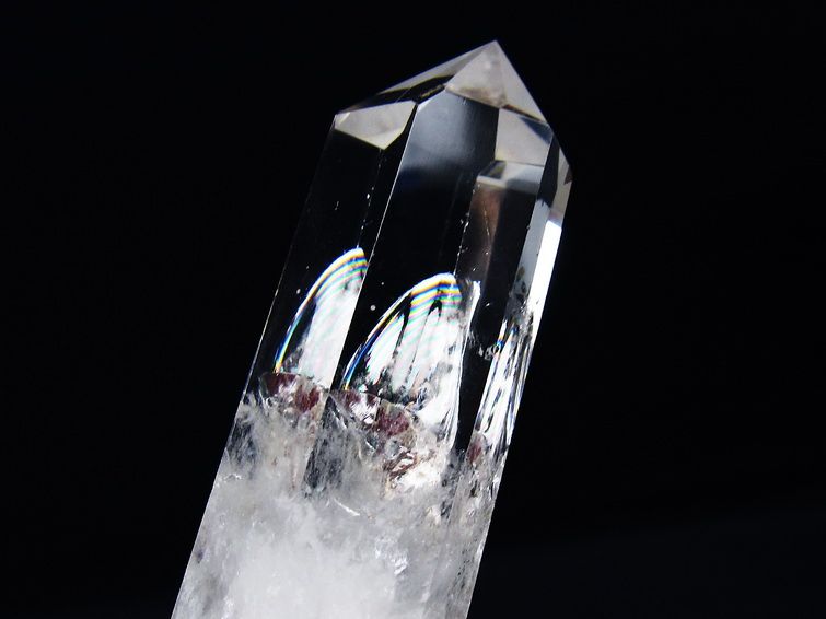虹入り ヒマラヤ水晶 六角柱[T222-2536] 2枚目