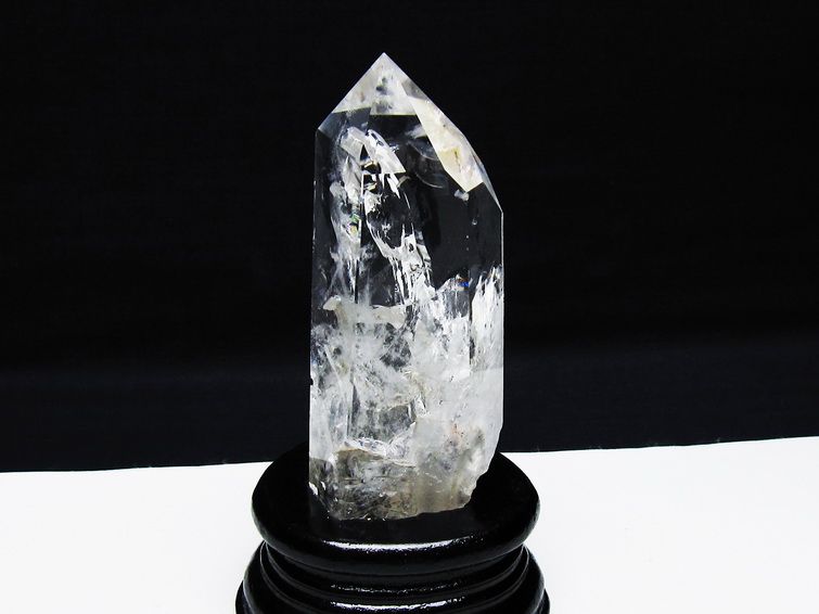 虹入り ヒマラヤ水晶 六角柱[T222-2544] 1枚目