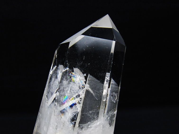 虹入り ヒマラヤ水晶 六角柱[T222-2545] 3枚目