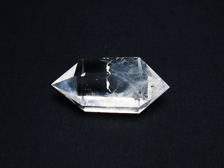 水晶 ダブルポイント[T223-2677] 1枚目