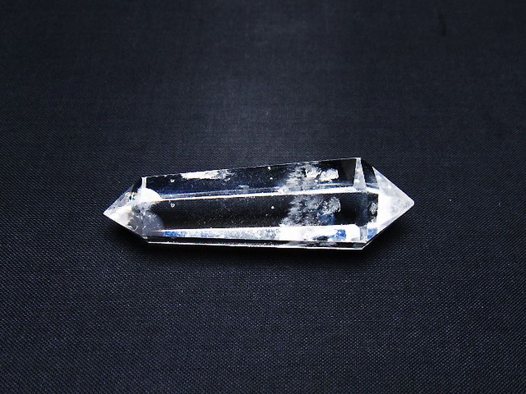 虹入り ヒマラヤ水晶ダブルポイント[T223-3261] 1枚目