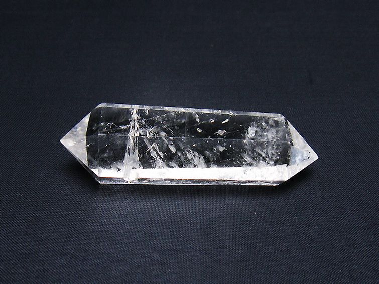 虹入り ヒマラヤ水晶ダブルポイント [t223-3495] 1枚目