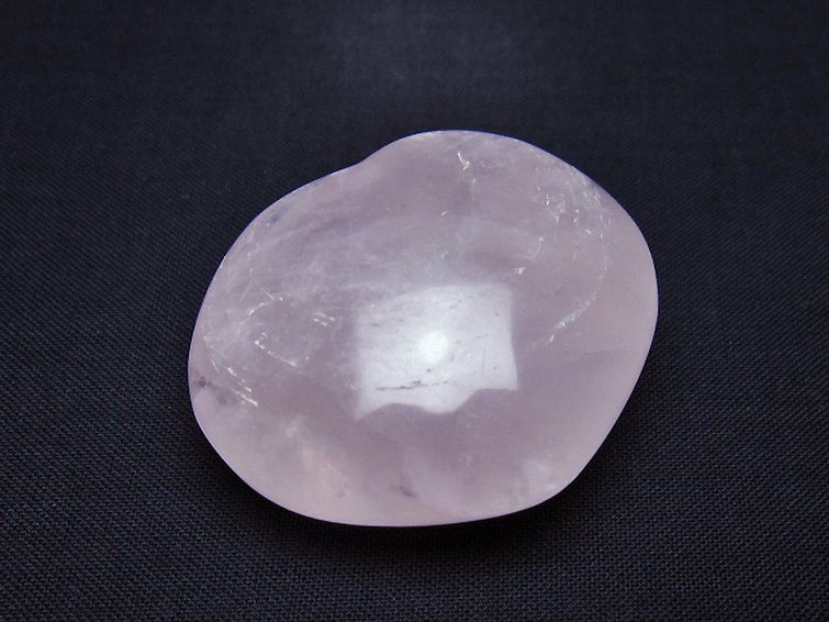 ローズクォーツハート 置物 [t225-8499] 1枚目