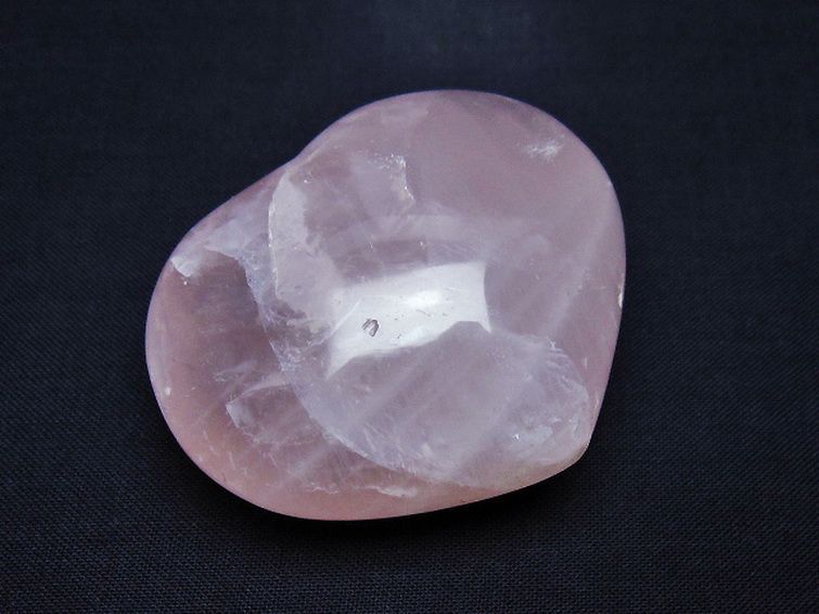 ローズクォーツハート 置物[T225-8501] 1枚目