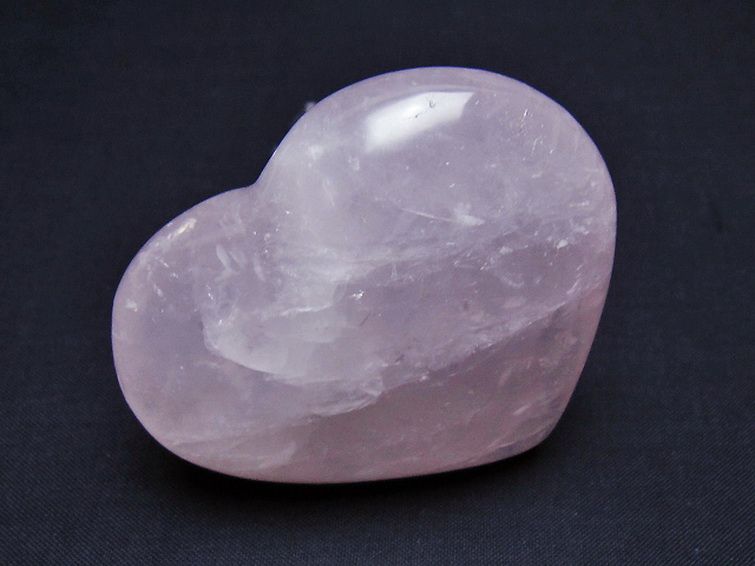 ローズクォーツハート 置物[T225-8519] 2枚目
